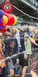 รถเล่นน้ำสงกรานต์กรุงเทพ